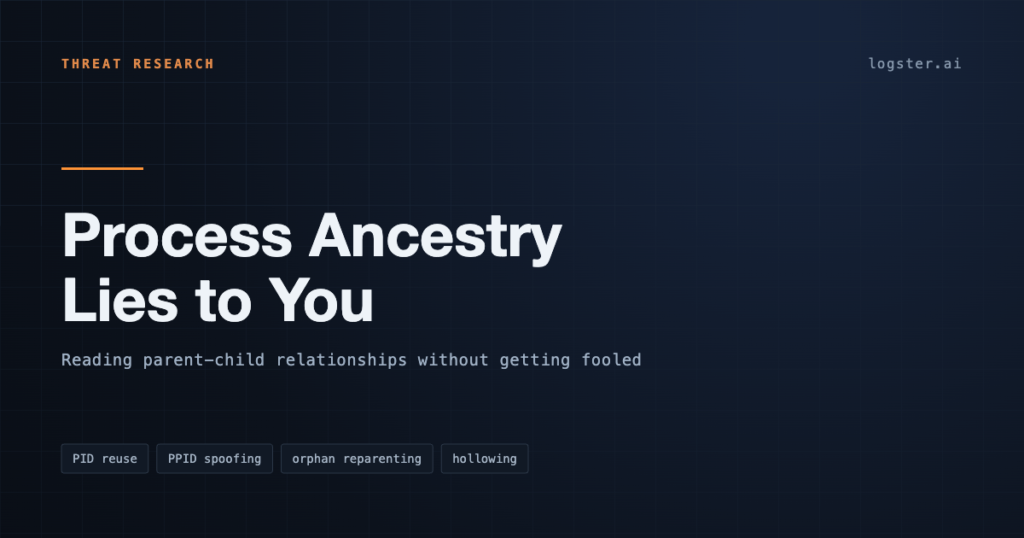 Process ancestry failure modes in Windows and Linux endpoint telemetry